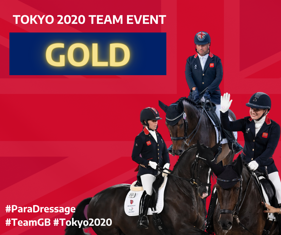 Team GB Paralympian Equestrians take the Gold!